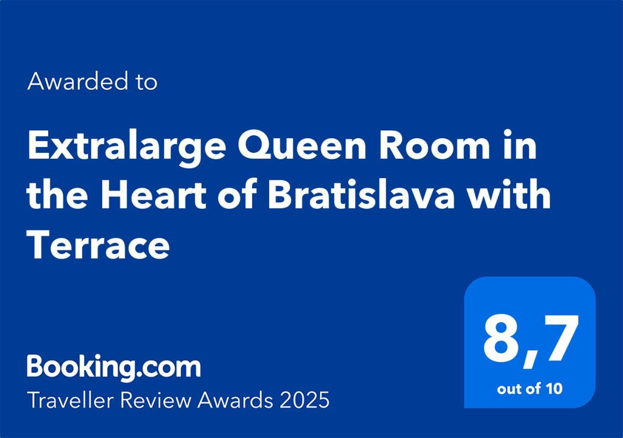 Extralarge Queen Room In The Heart Of Bratislava With Terrace 외부 사진